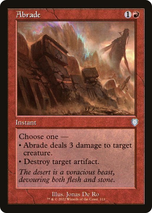 Abrade in the group Magic the Gathering / Types / Colors / Red at Proxyprinters.com (74912)