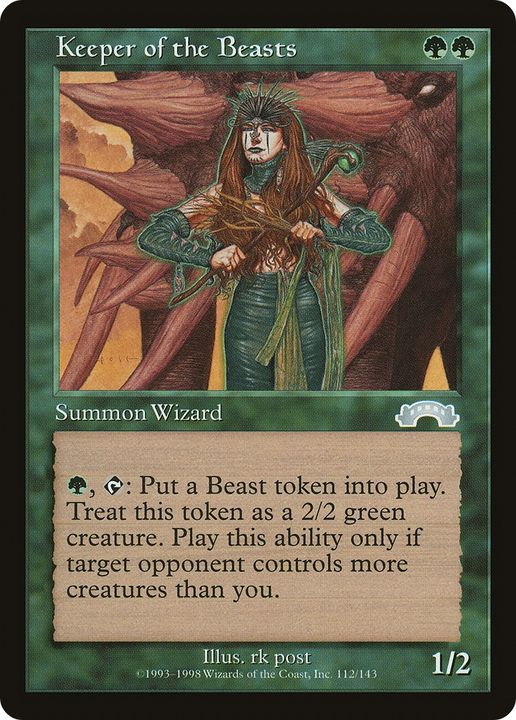 Keeper of the Beasts in the group Magic the Gathering / Types / Creatures / Wizard at Proxyprinters.com (74915)