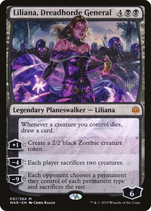 Liliana, Dreadhorde General in the group Magic the Gathering / Types / Colors / Black at Proxyprinters.com (74920)