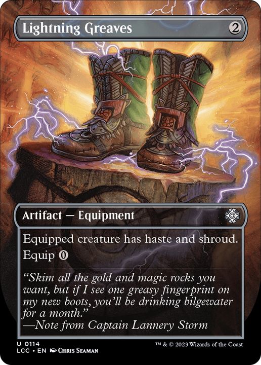 Lightning Greaves in the group Magic the Gathering / Sets / The Lost Caverns of Ixalan Commander at Proxyprinters.com (74930)