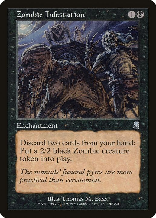 Zombie Infestation in the group Magic the Gathering / Types / Enchantment / Enchantment at Proxyprinters.com (74931)