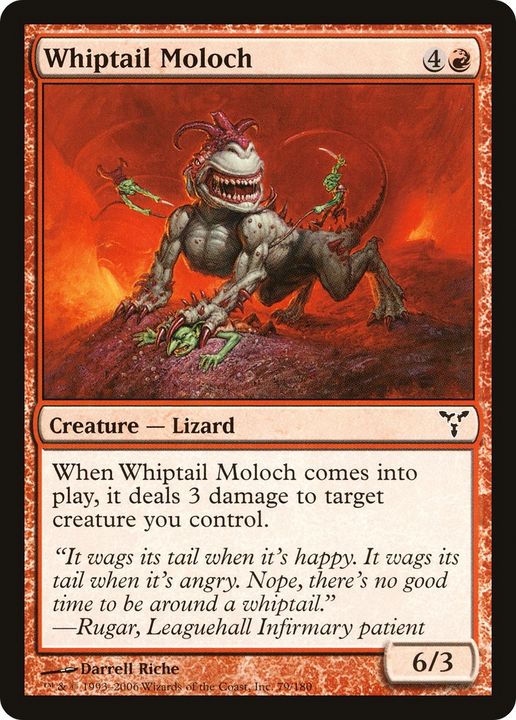 Whiptail Moloch in the group Magic the Gathering / Types / Colors / Red at Proxyprinters.com (74935)