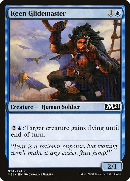 Keen Glidemaster in the group Magic the Gathering / Types / Colors / Blue at Proxyprinters.com (74951)