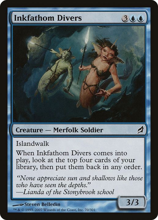 Inkfathom Divers in the group Magic the Gathering / Types / Colors / Blue at Proxyprinters.com (74954)