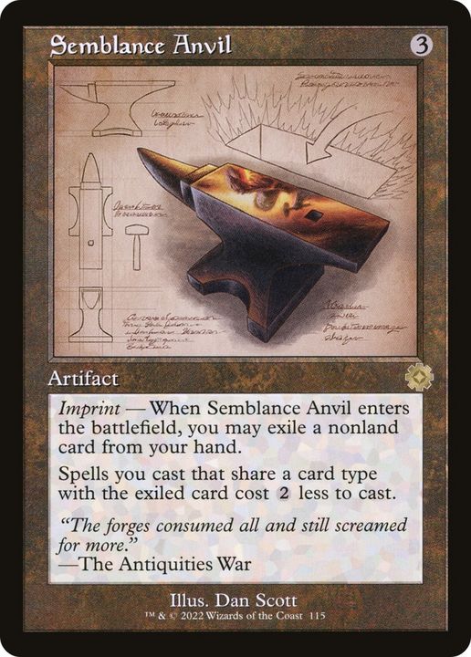 Semblance Anvil in the group Magic the Gathering / Sets / The Brothers' War Retro Artifacts at Proxyprinters.com (74955)