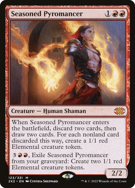 Seasoned Pyromancer in the group Magic the Gathering / Types / Creatures / Human at Proxyprinters.com (7497)