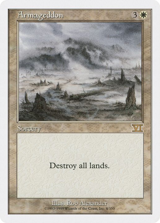 Armageddon in the group Magic the Gathering / Types / Colors / White at Proxyprinters.com (74970)