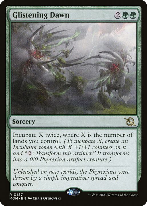 Glistening Dawn in the group Magic the Gathering / Types / Colors / Green at Proxyprinters.com (74986)