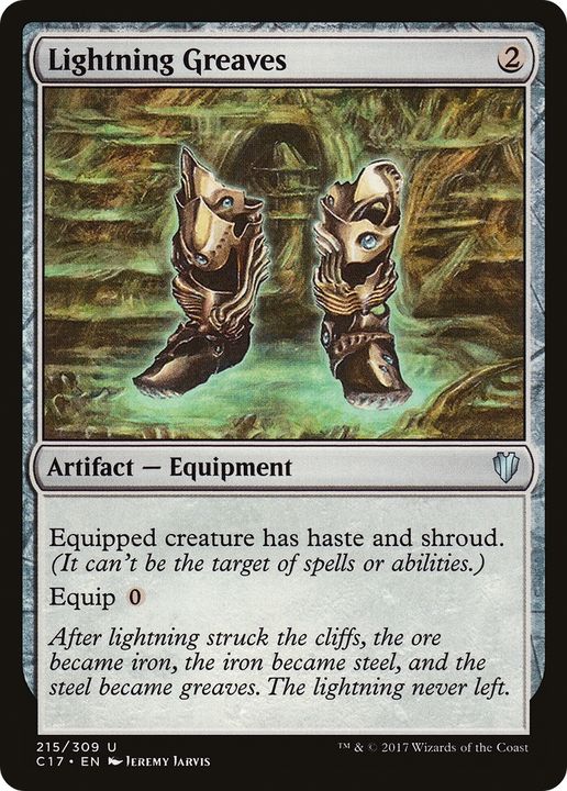 Lightning Greaves in the group Magic the Gathering / Types / Artifacts / Artifact at Proxyprinters.com (74987)