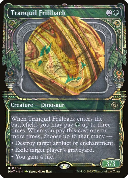 Tranquil Frillback in the group Magic the Gathering / Types / Colors / Green at Proxyprinters.com (74993)