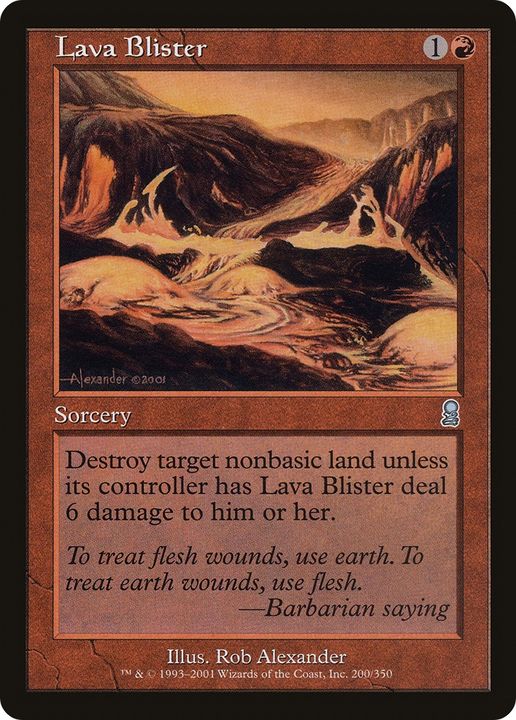 Lava Blister in the group Magic the Gathering / Sets / Odyssey Promos at Proxyprinters.com (75006)