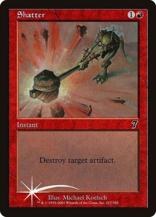 Shatter in the group Magic the Gathering / Types / Colors / Red at Proxyprinters.com (7501)