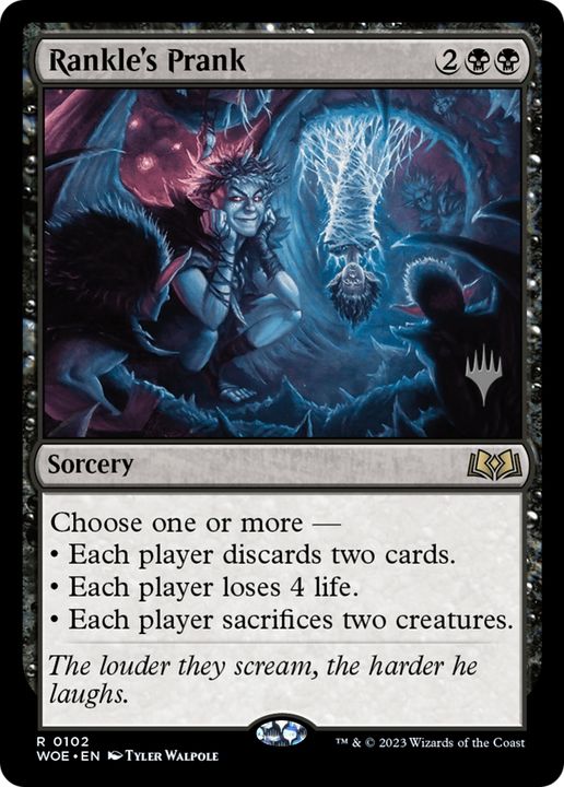 Rankle's Prank in the group Magic the Gathering / Types / Colors / Black at Proxyprinters.com (75020)