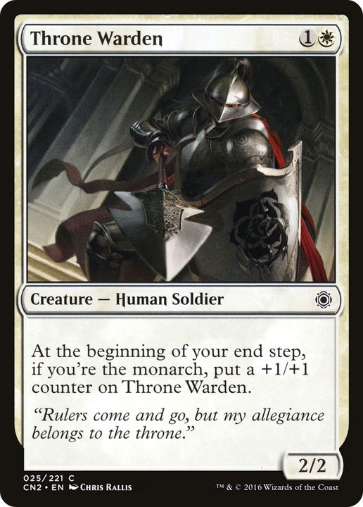 Throne Warden in the group Magic the Gathering / Types / Colors / White at Proxyprinters.com (75023)