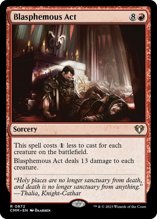 Blasphemous Act in the group Magic the Gathering / Types / Colors / Red at Proxyprinters.com (75027)