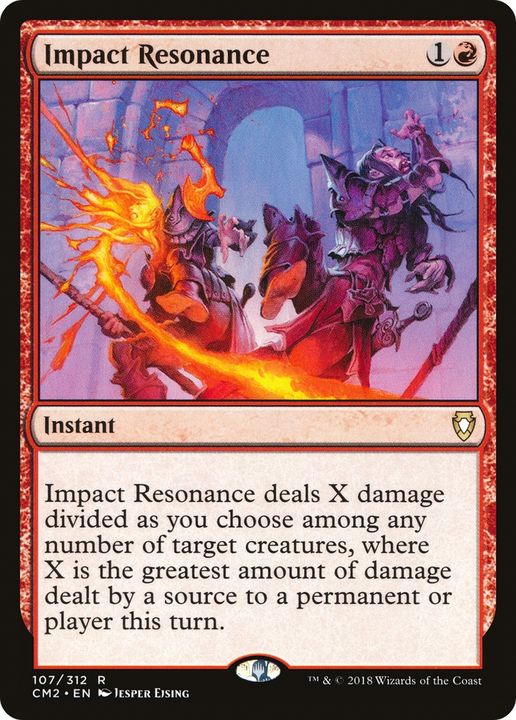 Impact Resonance in the group Magic the Gathering / Types / Colors / Red at Proxyprinters.com (75029)