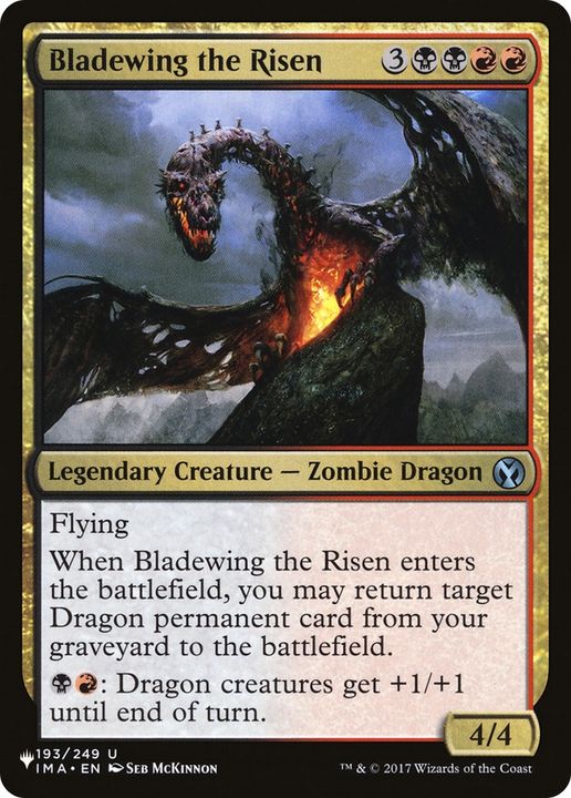 Bladewing the Risen in the group Magic the Gathering / Sets / The List at Proxyprinters.com (75049)