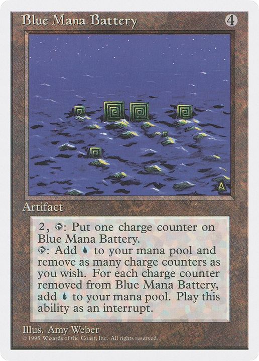 Blue Mana Battery in the group Magic the Gathering / Types / Artifacts / Artifact at Proxyprinters.com (75055)