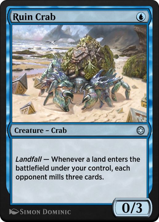 Ruin Crab in the group Magic the Gathering / Sets / Alchemy Horizons: Baldur's Gate at Proxyprinters.com (75058)