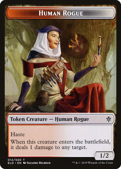 Human Rogue in the group Magic the Gathering / Types / Colors / Multicolors / R, W at Proxyprinters.com (75086)