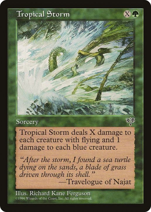 Tropical Storm in the group Magic the Gathering / Types / Colors / Green at Proxyprinters.com (75130)