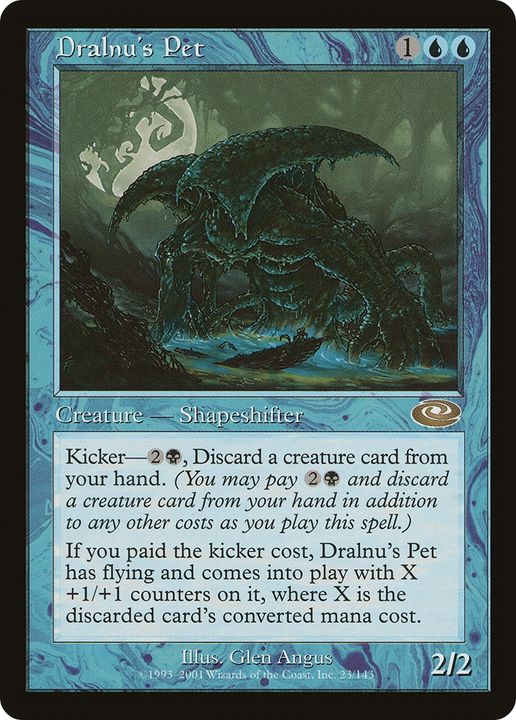 Dralnu's Pet in the group Magic the Gathering / Types / Colors / Blue at Proxyprinters.com (75131)