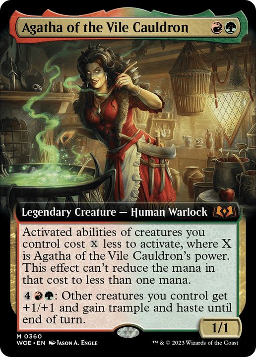 Agatha of the Vile Cauldron in the group Magic the Gathering / Types / Colors / Multicolors / G, R at Proxyprinters.com (75132)