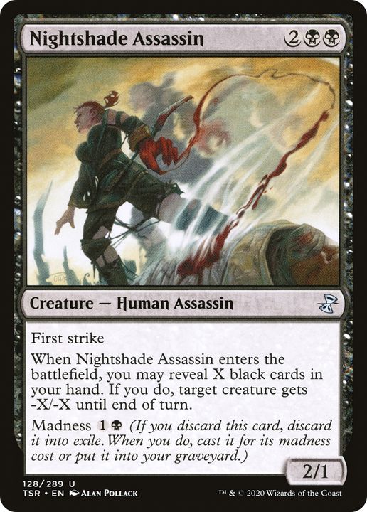 Nightshade Assassin in the group Magic the Gathering / Types / Colors / Black at Proxyprinters.com (75133)