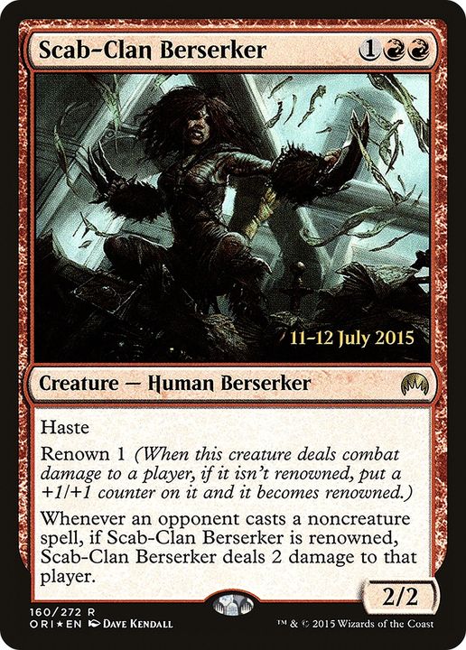 Scab-Clan Berserker in the group Magic the Gathering / Sets / Magic Player Rewards 2002 at Proxyprinters.com (75144)