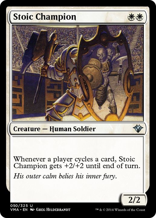 Stoic Champion in the group Magic the Gathering / Types / Colors / White at Proxyprinters.com (75148)