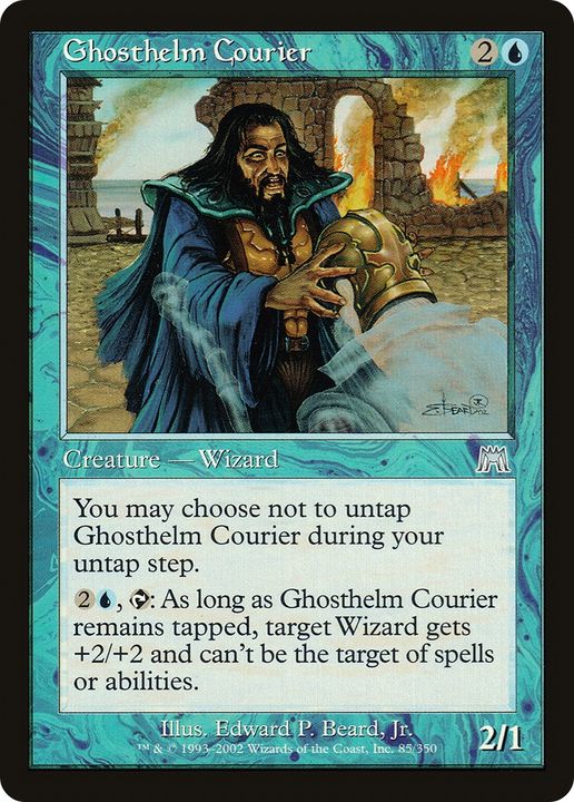 Ghosthelm Courier in the group Magic the Gathering / Types / Creatures / Wizard at Proxyprinters.com (75151)