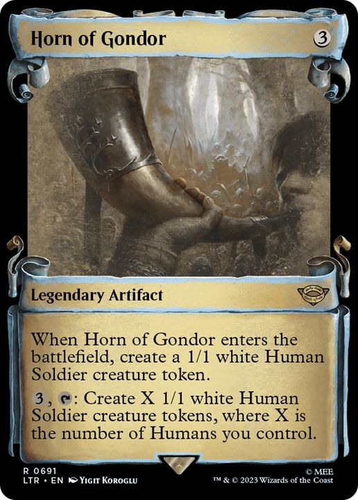 Horn of Gondor in the group Magic the Gathering / Types / Artifacts / Legendary Artifact at Proxyprinters.com (75162)