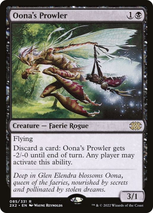 Oona's Prowler in the group Magic the Gathering / Types / Colors / Black at Proxyprinters.com (75167)