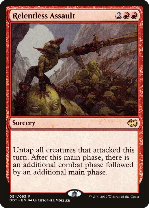 Relentless Assault in the group Magic the Gathering / Types / Colors / Red at Proxyprinters.com (75170)