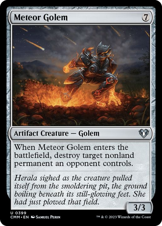 Meteor Golem in the group Magic the Gathering / Sets / Commander Masters at Proxyprinters.com (75171)