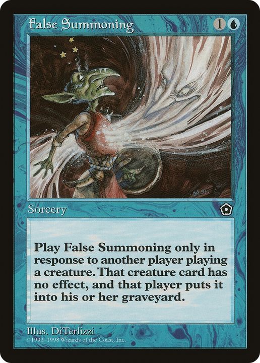 False Summoning in the group Magic the Gathering / Types / Colors / Blue at Proxyprinters.com (75175)