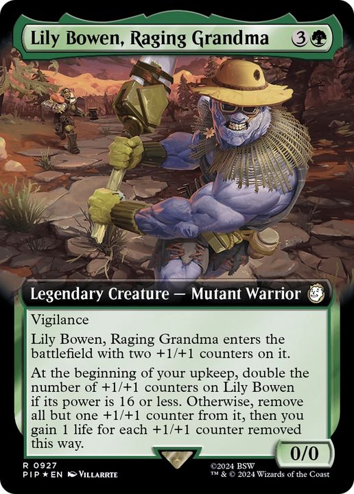 Lily Bowen, Raging Grandma in the group Magic the Gathering / Types / Creatures / Warrior at Proxyprinters.com (75177)