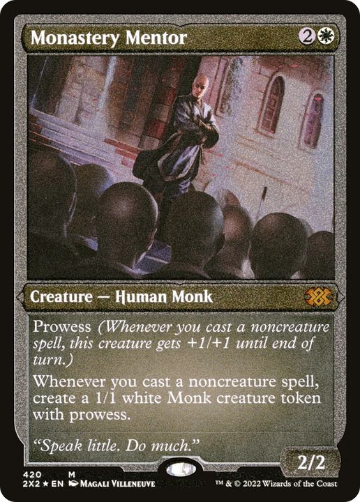 Monastery Mentor in the group Magic the Gathering / Sets / Double Masters 2022 at Proxyprinters.com (75180)