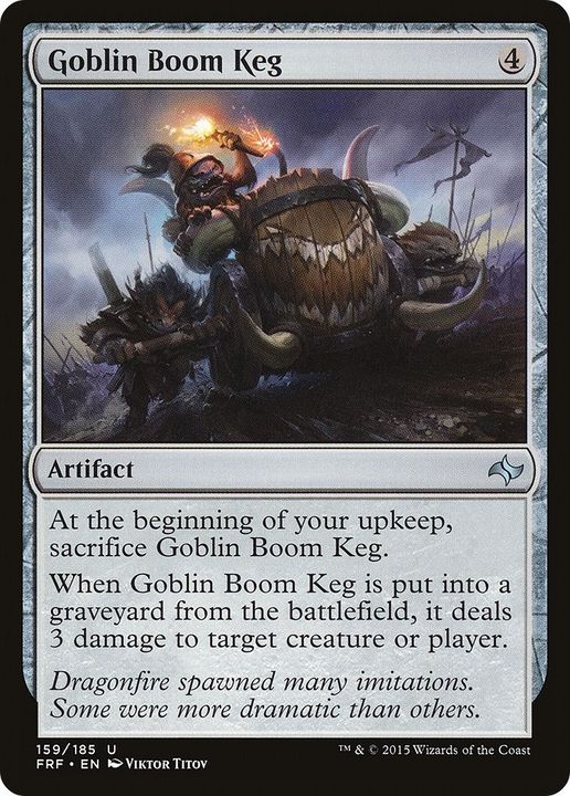 Goblin Boom Keg in the group Magic the Gathering / Types / Artifacts / Artifact at Proxyprinters.com (7519)