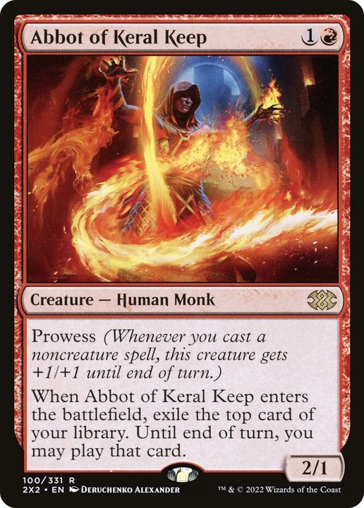 Abbot of Keral Keep in the group Magic the Gathering / Types / Colors / Red at Proxyprinters.com (75220)