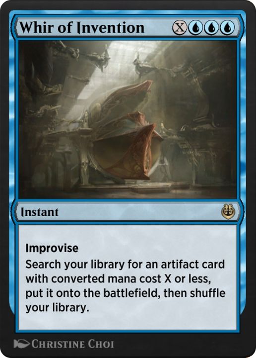 Whir of Invention in the group Magic the Gathering / Types / Colors / Blue at Proxyprinters.com (75242)