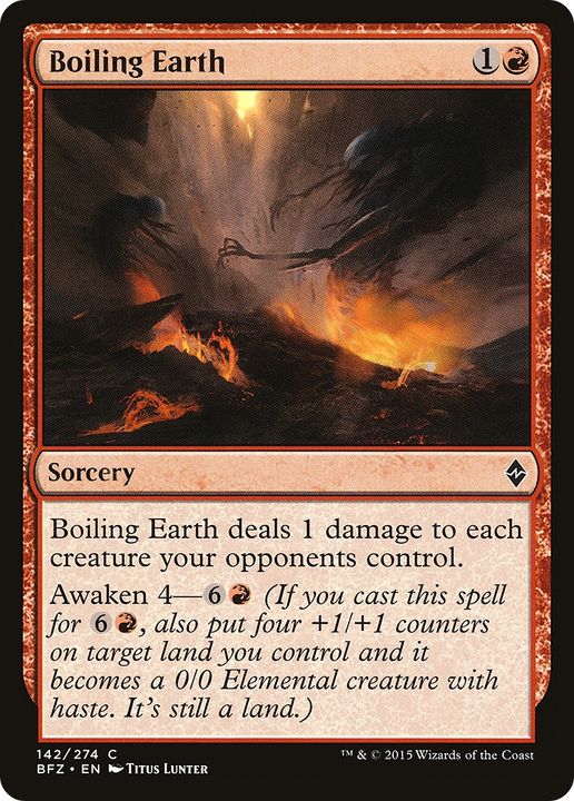 Boiling Earth in the group Magic the Gathering / Singles at Proxyprinters.com (75253)