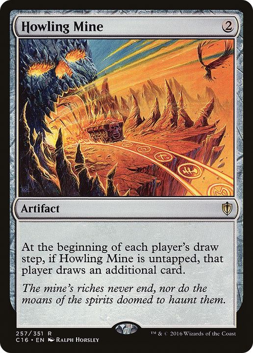 Howling Mine in the group Magic the Gathering / Types / Artifacts / Artifact at Proxyprinters.com (75264)