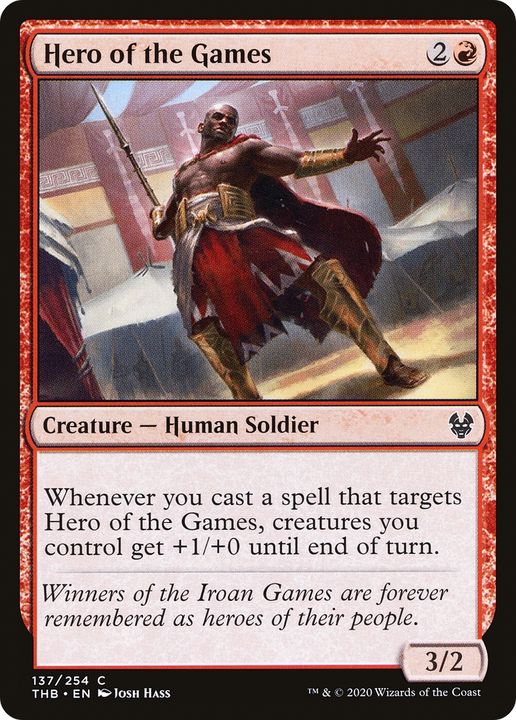 Hero of the Games in the group Magic the Gathering / Types / Colors / Red at Proxyprinters.com (75283)