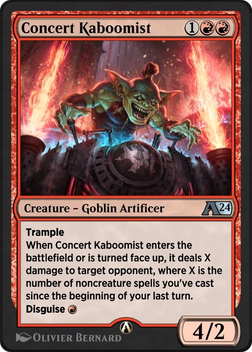 Concert Kaboomist in the group Magic the Gathering / Types / Colors / Red at Proxyprinters.com (75287)