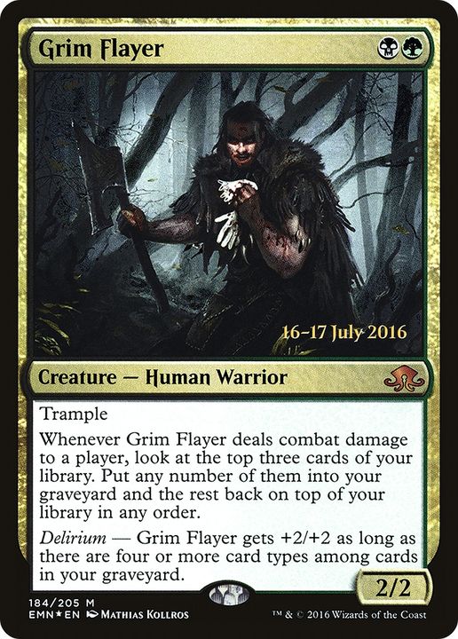 Grim Flayer in the group Magic the Gathering / Types / Colors / Multicolors / B, G at Proxyprinters.com (75297)