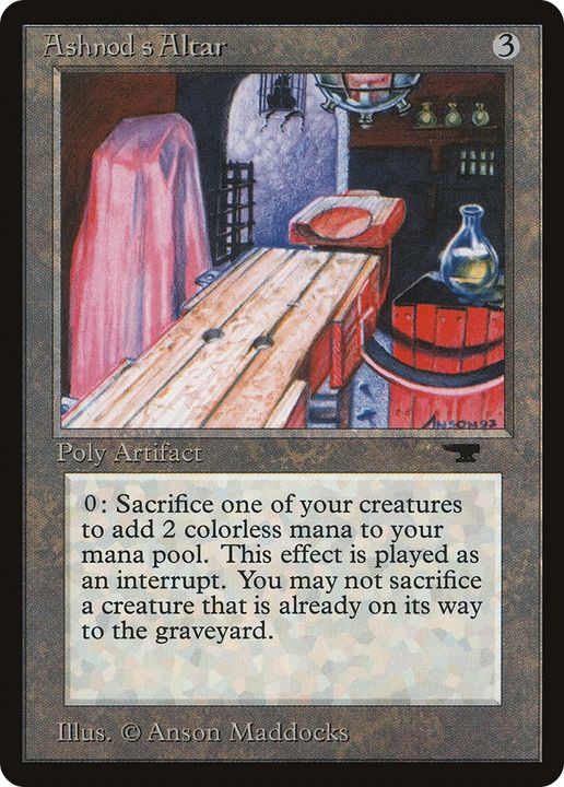 Ashnod's Altar in the group Magic the Gathering / Types / Artifacts / Artifact at Proxyprinters.com (75320)