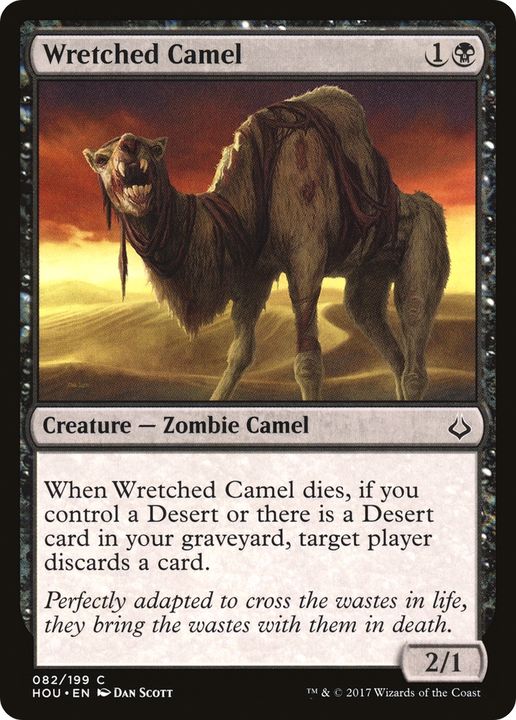 Wretched Camel in the group Magic the Gathering / Types / Colors / Black at Proxyprinters.com (75331)