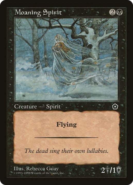 Moaning Spirit in the group Magic the Gathering / Types / Colors / Black at Proxyprinters.com (75334)