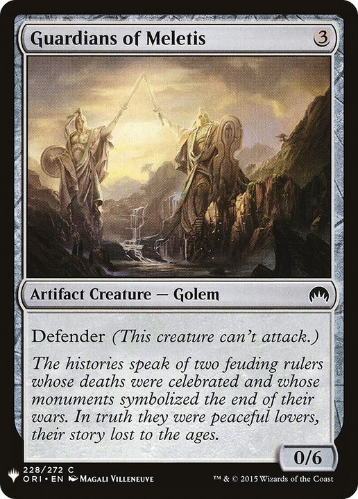 Guardians of Meletis in the group Magic the Gathering / Types / Colors / Colorless at Proxyprinters.com (75344)